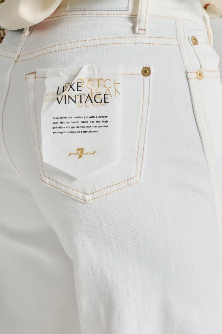 Jeans lotta sugar cotone bianco