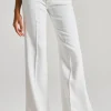 Jeans modern dojo tencel bianco