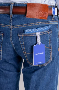 Jeans nick cotone/elastam blu