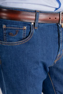 Jeans nick cotone/elastam blu