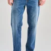 Jeans talk regular crop denim blu