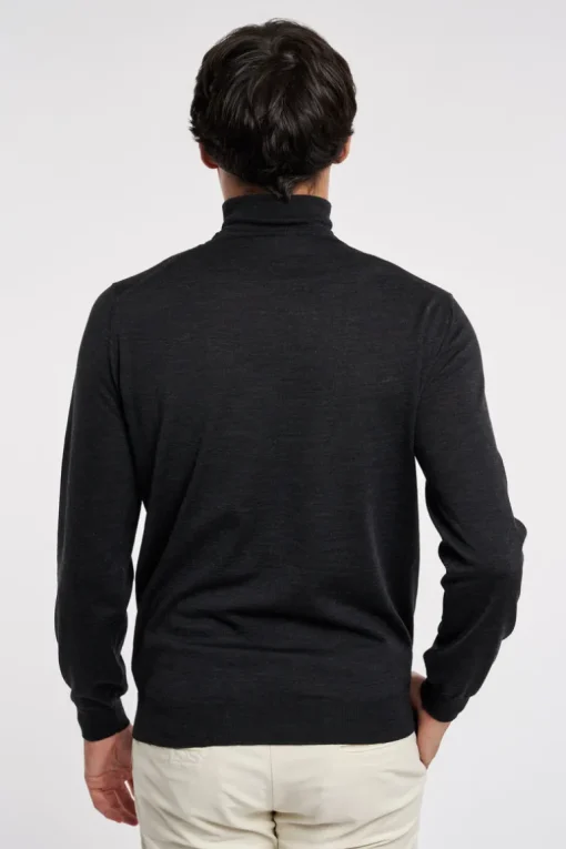 Maglia dolcevita royal merino nero