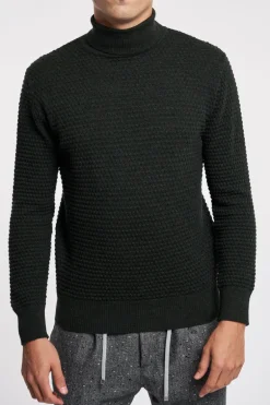 Maglia dolcevita verde