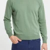 Maglia girocollo 100% co verde