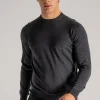 Maglia girocollo royal merino grigio