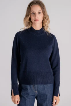 Maglia lupo blu