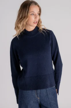 Maglia lupo blu