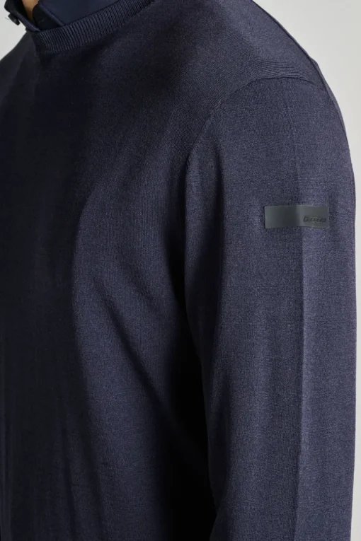 Maglia maxell roud knit blu