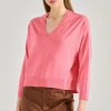 Maglia morgane cotone rosa