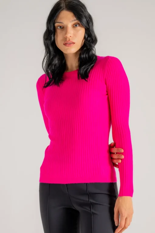 Maglia rosa donna