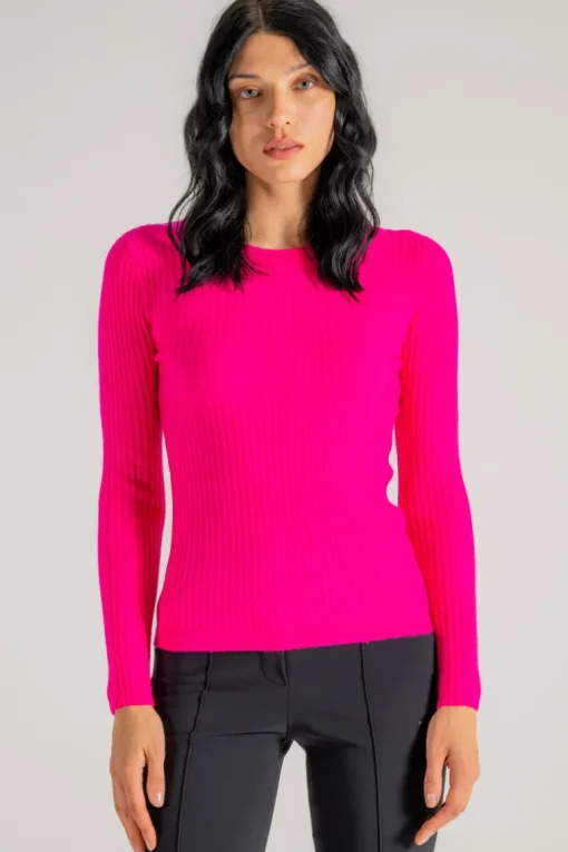 Maglia rosa donna