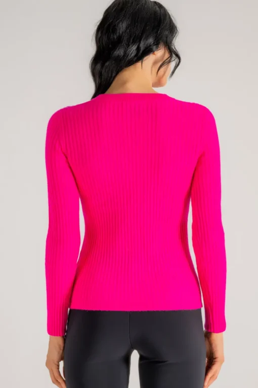 Maglia rosa donna