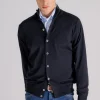 Maglia sotto con bottoni 100% wv blu