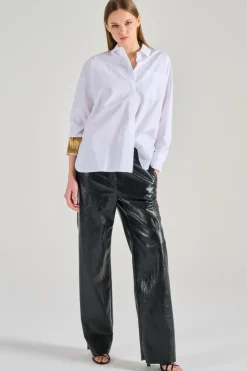 Max mara camicia 100% cotone bianco