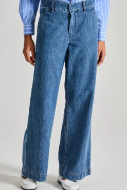 Max mara pantaloni denim blu
