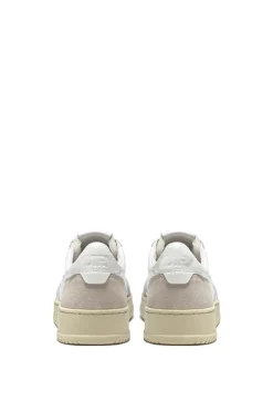 Medalist low wom leat suede bianco donna