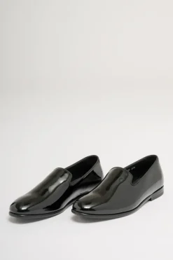 Mocassino skin nero uomo