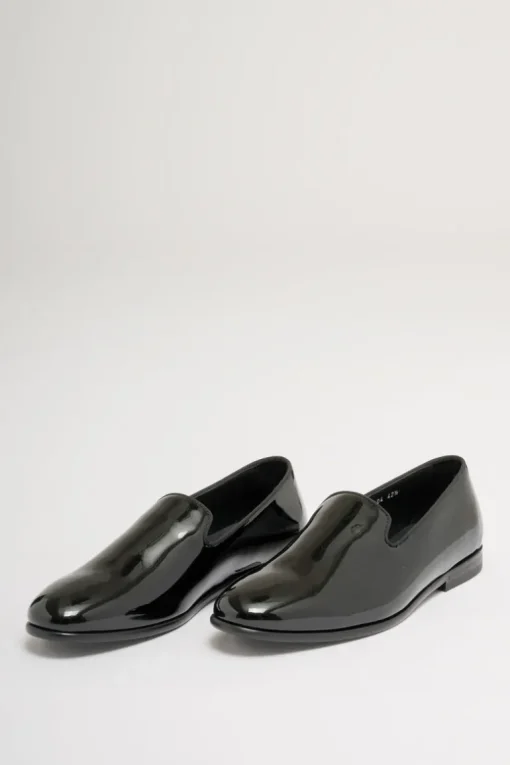 Mocassino skin nero uomo