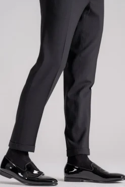 Mocassino skin nero uomo