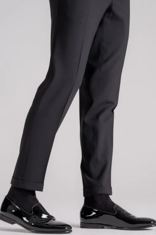 Mocassino skin nero uomo