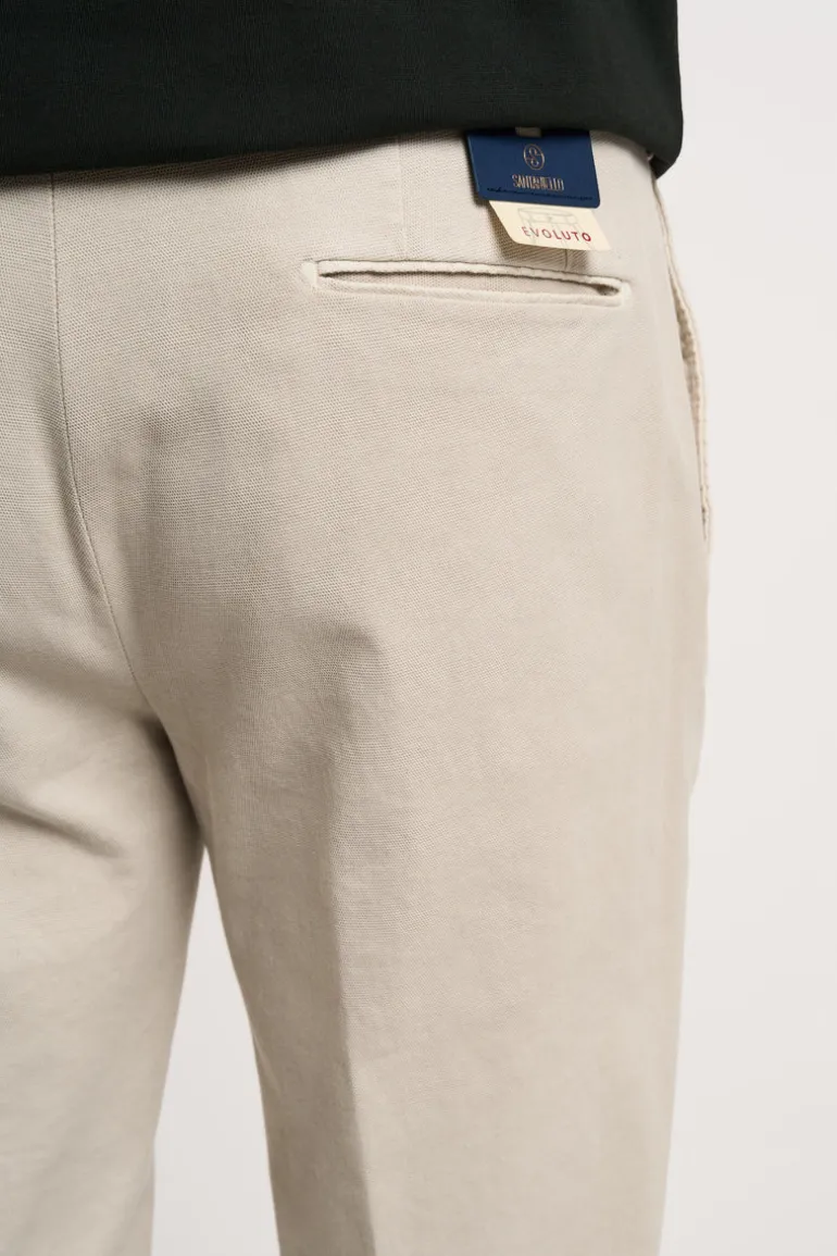 Pantalone 97% co 3% ea multicolore