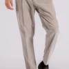 Pantalone 97% cotone 3% elastam marrone
