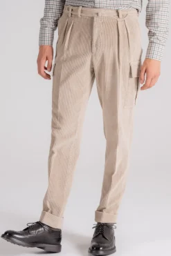 Pantalone 100% cotone velluto a coste regular fit