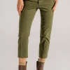 Pantalone ariel cotone/elastam verde