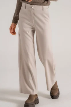 Pantalone beige donna