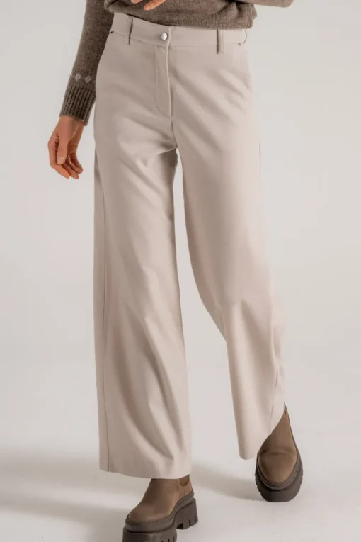 Pantalone beige donna