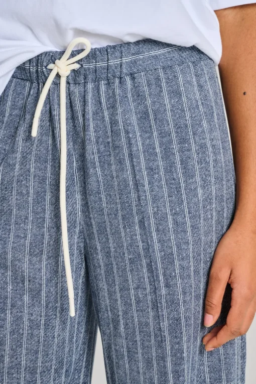Pantalone coulisse blu