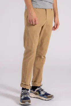 Pantalone gaubert cotone/elastam beige