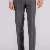Pantalone lana vergine grigio