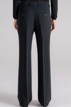 Pantalone nero 53% viscosa 47% acetato