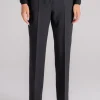 Pantalone nero in lana vergine/elastam