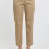 Pantalone nima zip co/ea beige