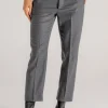 Pantalone nima zip grigio donna