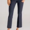 Pantalone tela doppia blu donna