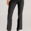 Pantalone tela doppia nero donna