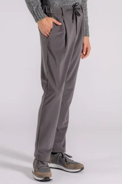 Pantalone velluto a coste grigio