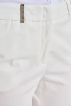 Pantaloni a zampetta bianco