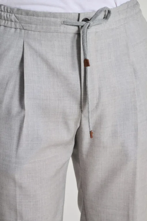 Pantaloni cotone grigio