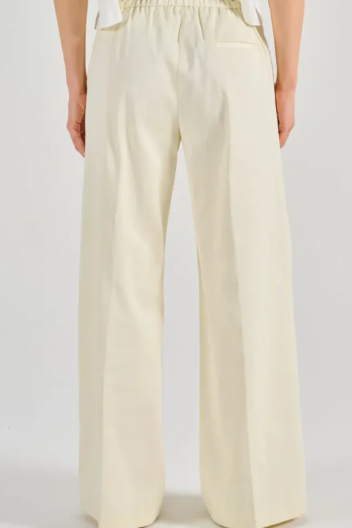 Pantaloni cotton bianco