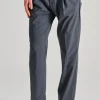 Pantaloni coulisse tessuto grigio