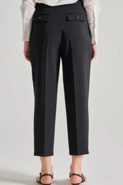 Pantaloni essential tessuto nero