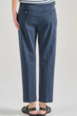 Pantaloni nima zip denim blu