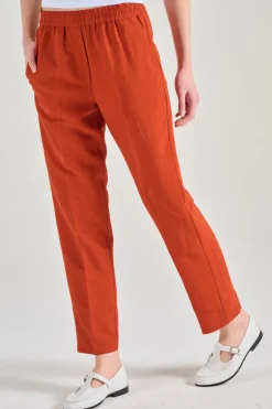 Pantaloni nobu b tessuto rosso