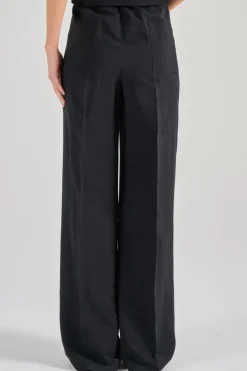 Pantaloni patrizia jog tessuto nero