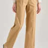Pantaloni patrizia tessuto beige