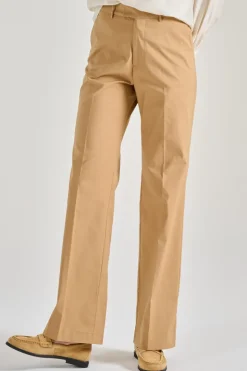Pantaloni patrizia tessuto beige